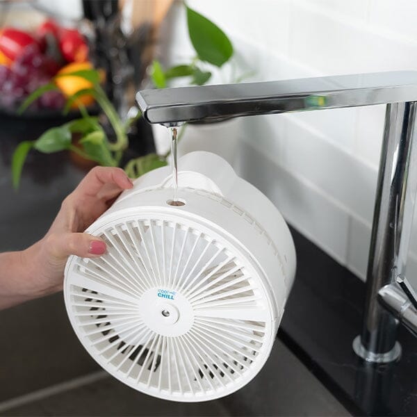 Cool Chill - Telescopic Rotating Misting Fan - Air Cooler