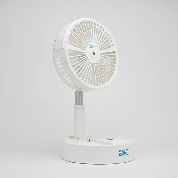 Cool Chill - Telescopic Rotating Misting Fan - Air Cooler