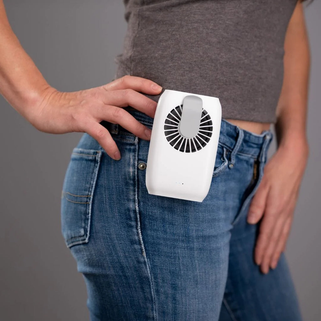 Cool Chill - Air Clip Cooler - Portable Power Bank + Fan - Waist or Neck - 3000mAh