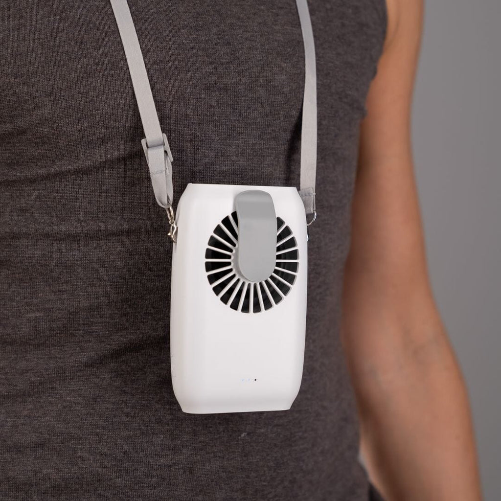 Cool Chill - Air Clip Cooler - Portable Power Bank + Fan - Waist or Neck - 3000mAh