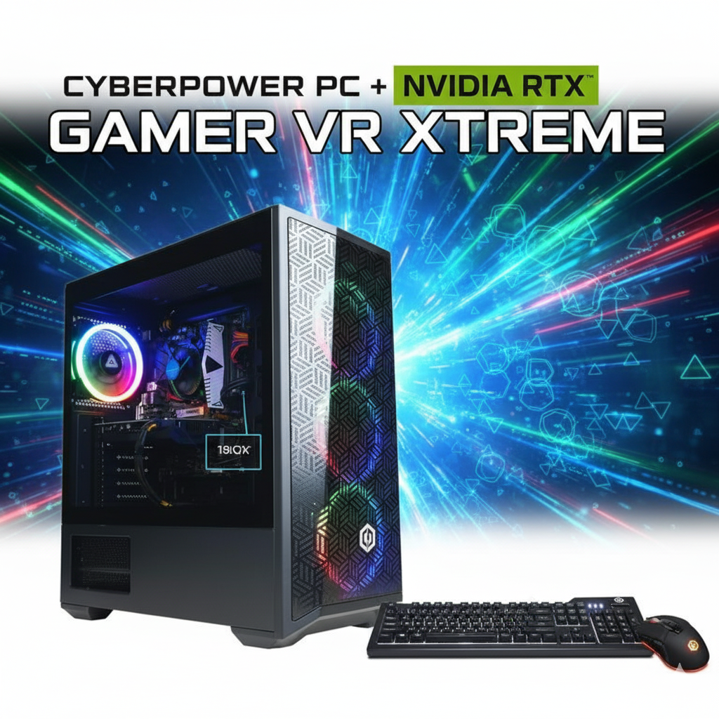 CyberPowerPC Gamer Xtreme VR – Prebuilt Gaming PC - ULTRA - Better than PS5