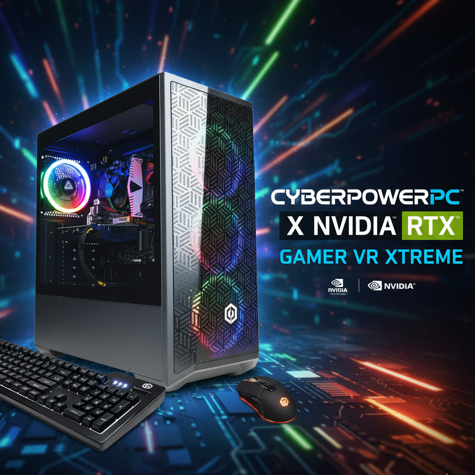 CyberPowerPC Gamer Xtreme VR – Prebuilt Gaming PC - ULTRA - Better than PS5