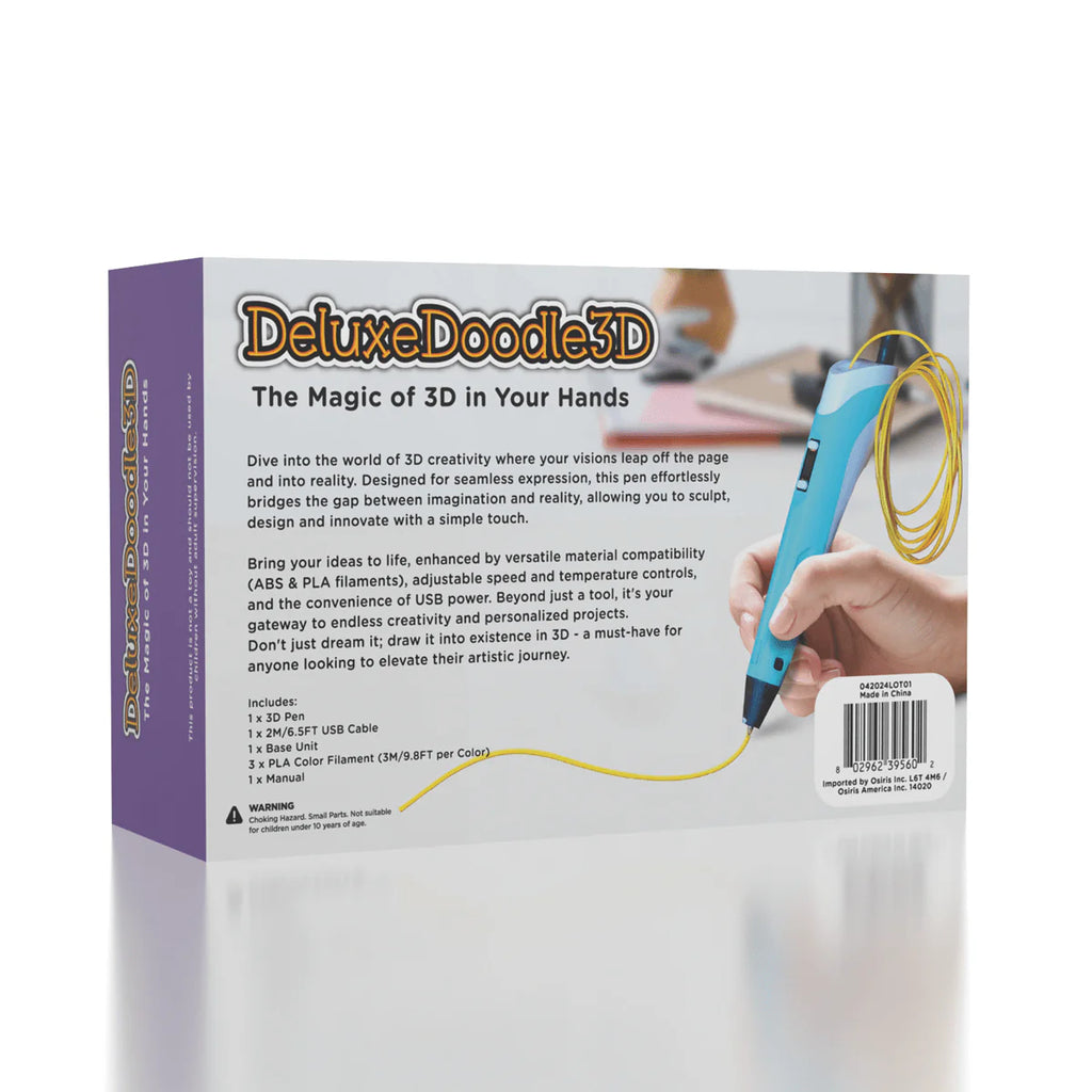 Deluxe Doodle - 3D Printing Pen - Starter Kit