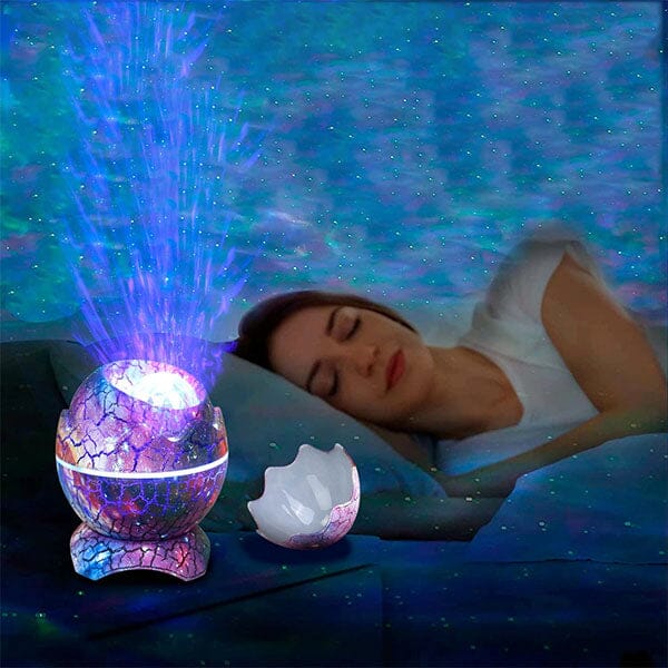 Starry Night - Dragon's Nest - Galaxy Egg Projector and Speaker - RGB LED - Remote