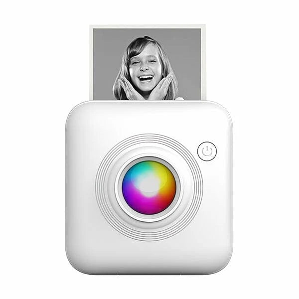 Gear Waves - Mini Portable Photo Printer - Inkless Thermal Stickers - 200 DPI