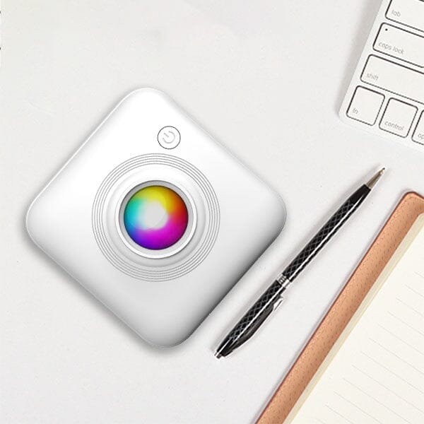 Gear Waves - Mini Portable Photo Printer - Inkless Thermal Stickers - 200 DPI