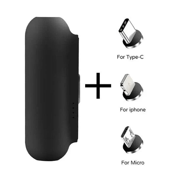 Gear Waves - Mini Magnetic 3 in 1 Portable Power Bank - 3000 mAh