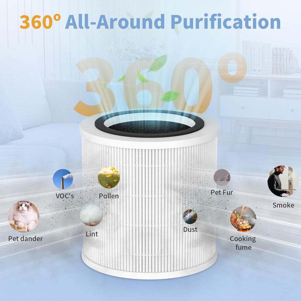 Generic - Govee Mini Smart Air Purifier - HEPA H13 Filters - 2 Pack