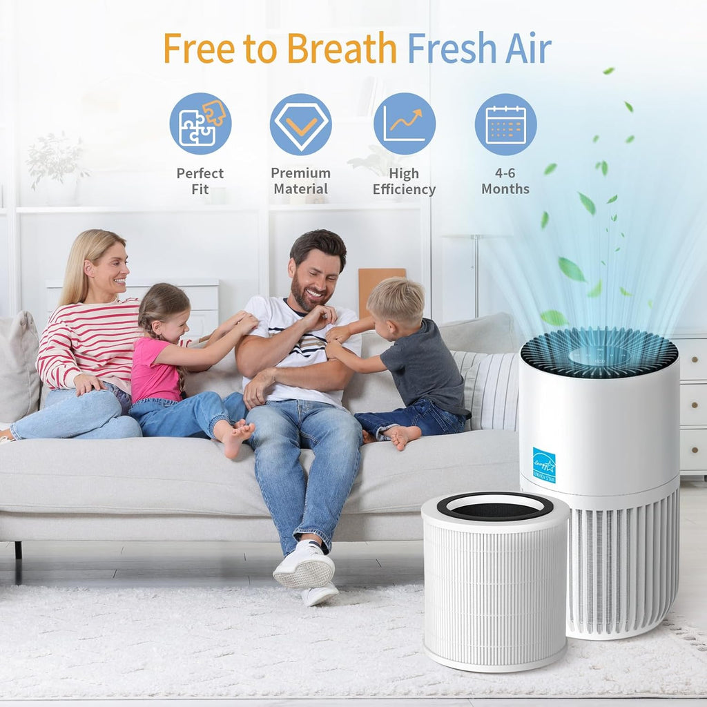 Generic - Govee Mini Smart Air Purifier - HEPA H13 Filters - 2 Pack