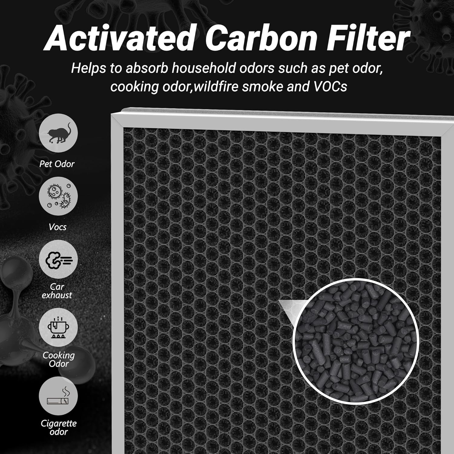 Generic - Govee Smart Air Purifier - HEPA H13 Filters - 2 Pack
