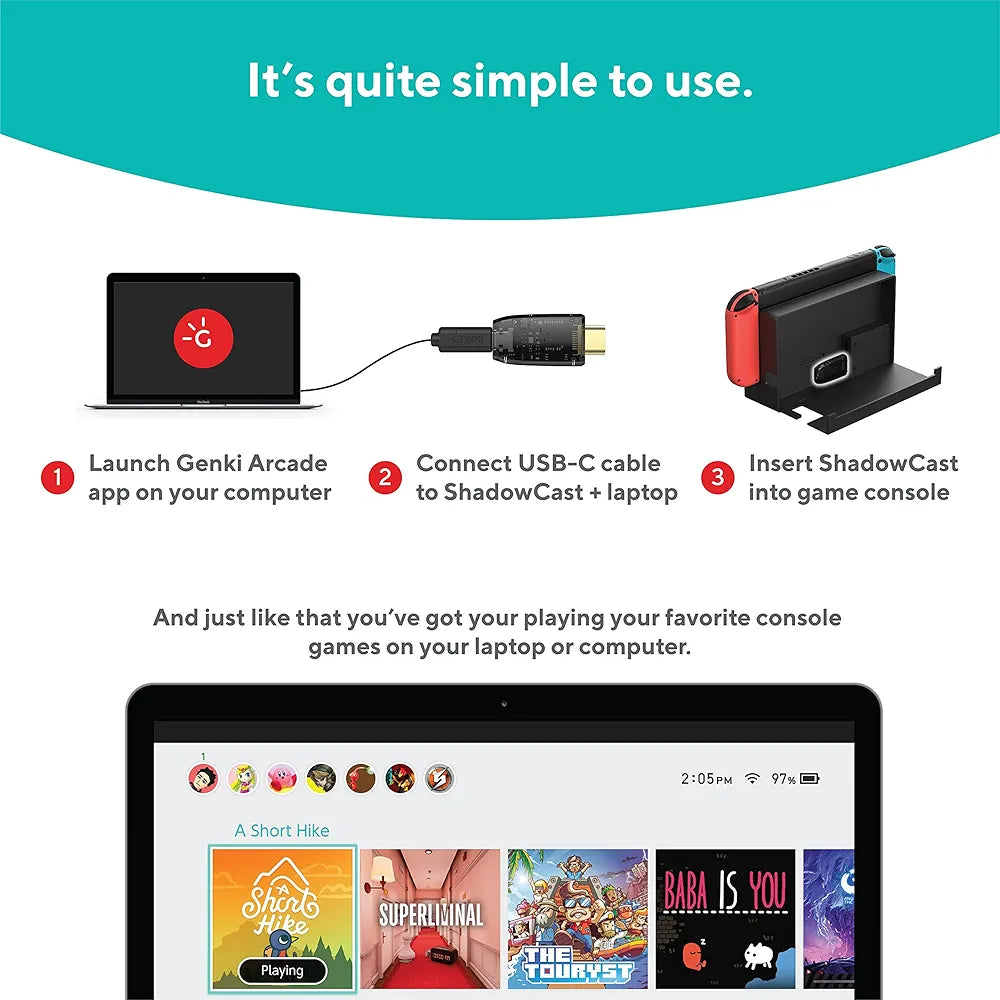 Genki ShadowCast - Compact Capture Card