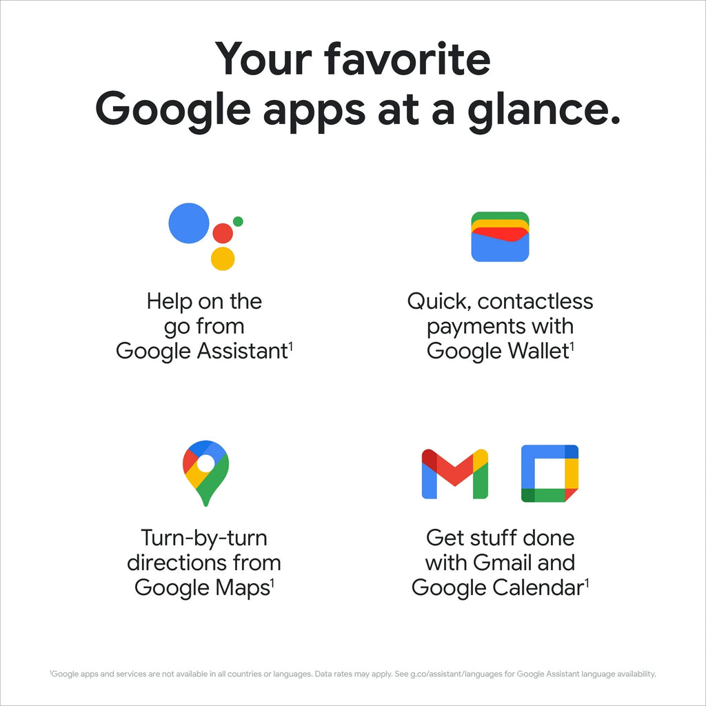 Google Pixel Watch 1 - Health By Fitbit - Chip by Samsung - Wear OS By Google - 2 Day Battery