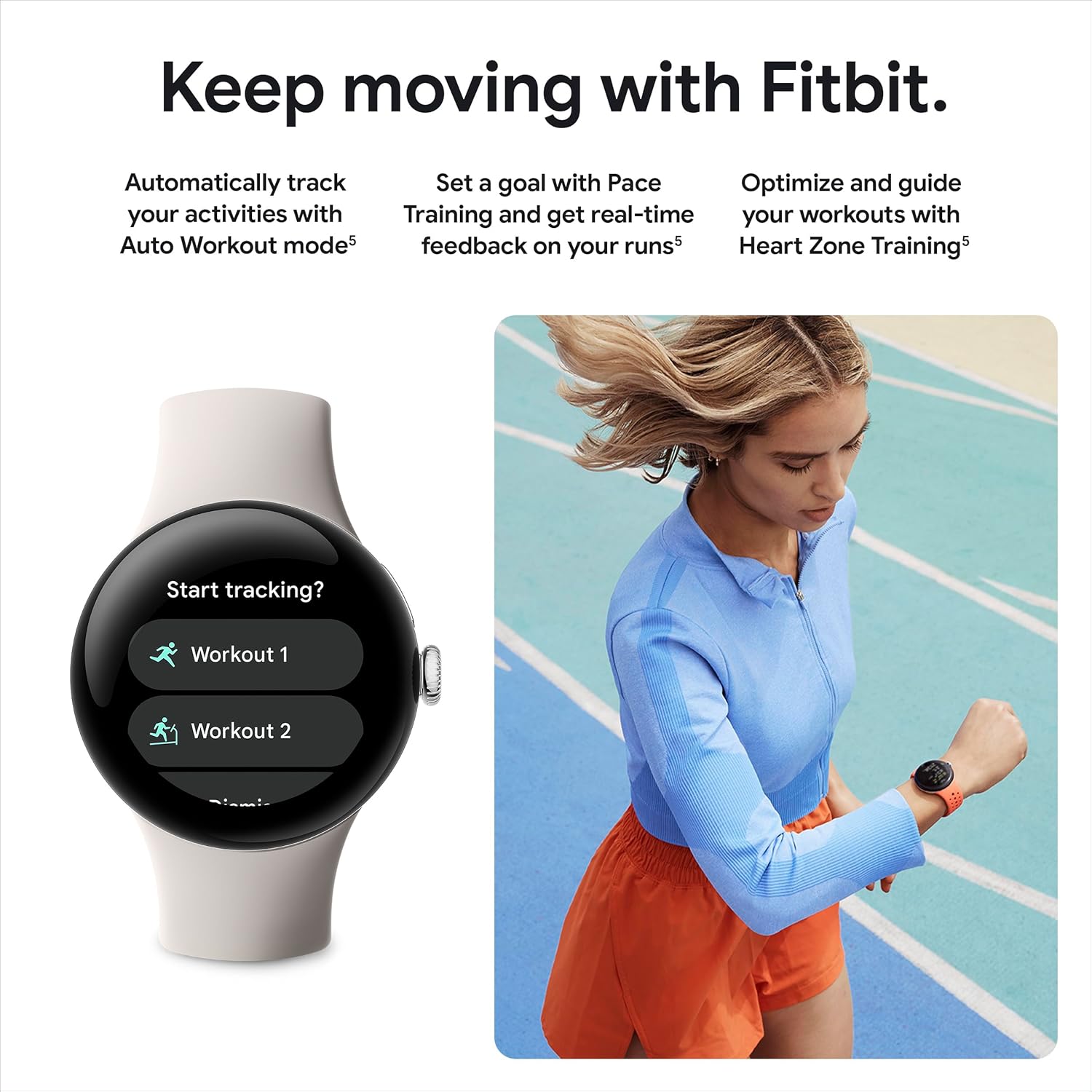 Google x Fitbit: Pixel Watch 2 - Best Smartwatch 2024 -  Snapdragon W5 Gen 1 - 2 Day Battery
