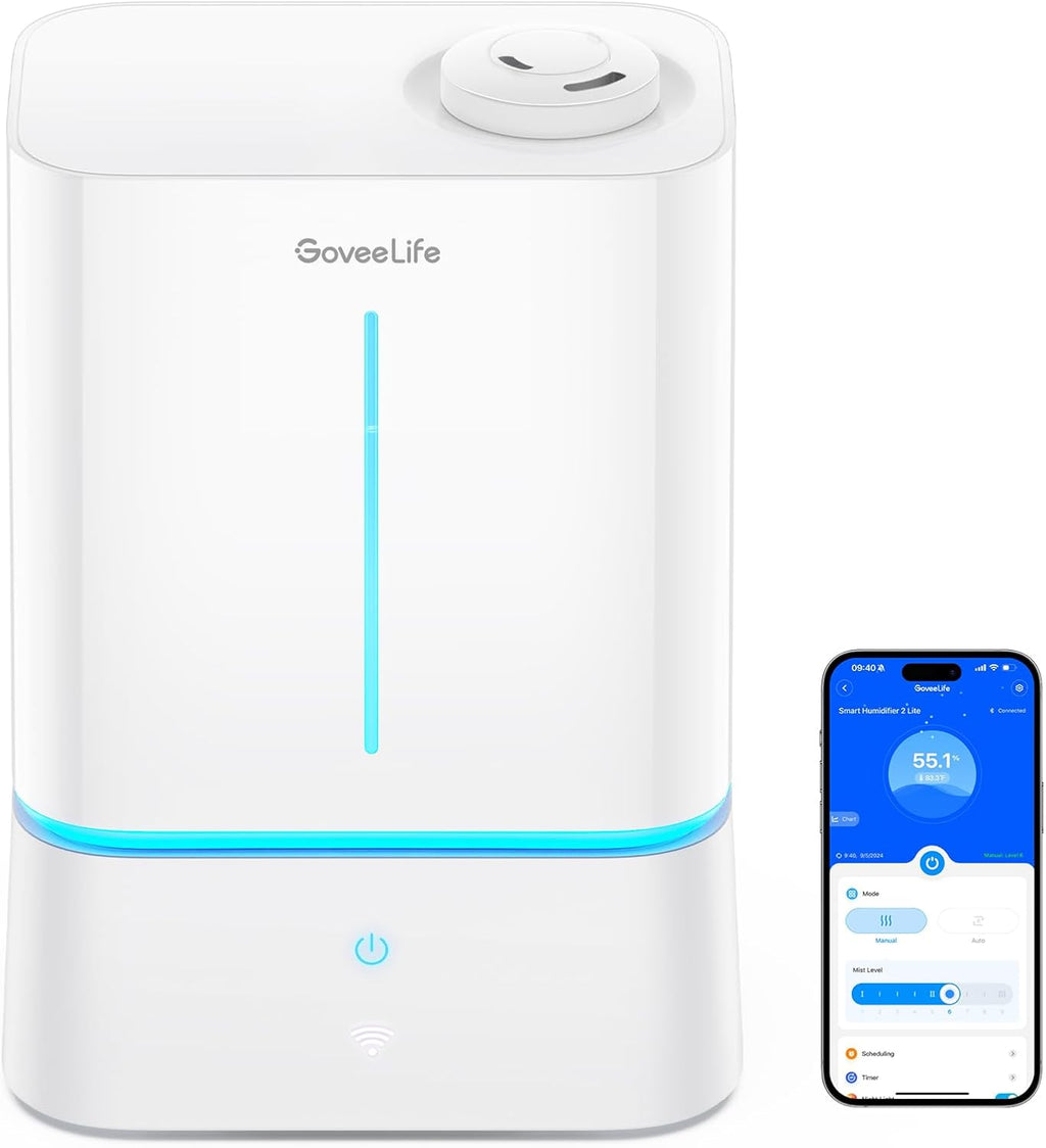 Govee - Smart Humidifier - ALEXA + GOOGLE HOME - APP - 4.5 L (4500 ML)