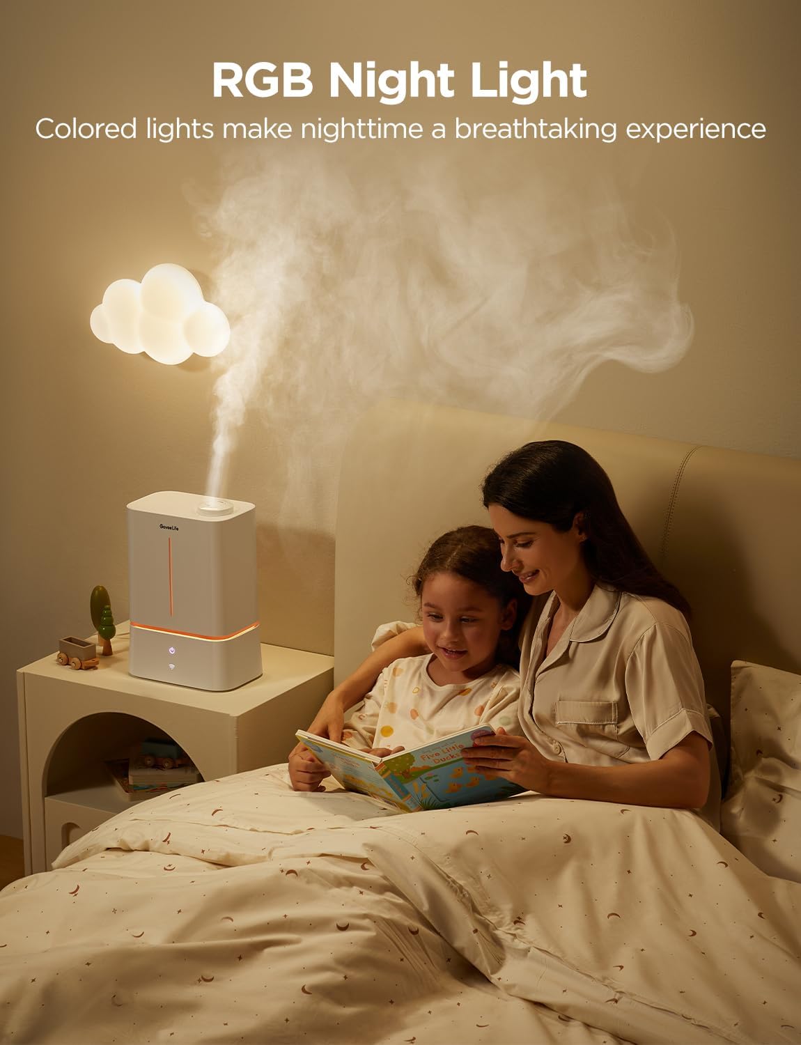 Govee - Smart Humidifier - ALEXA + GOOGLE HOME - APP - 4.5 L (4500 ML)