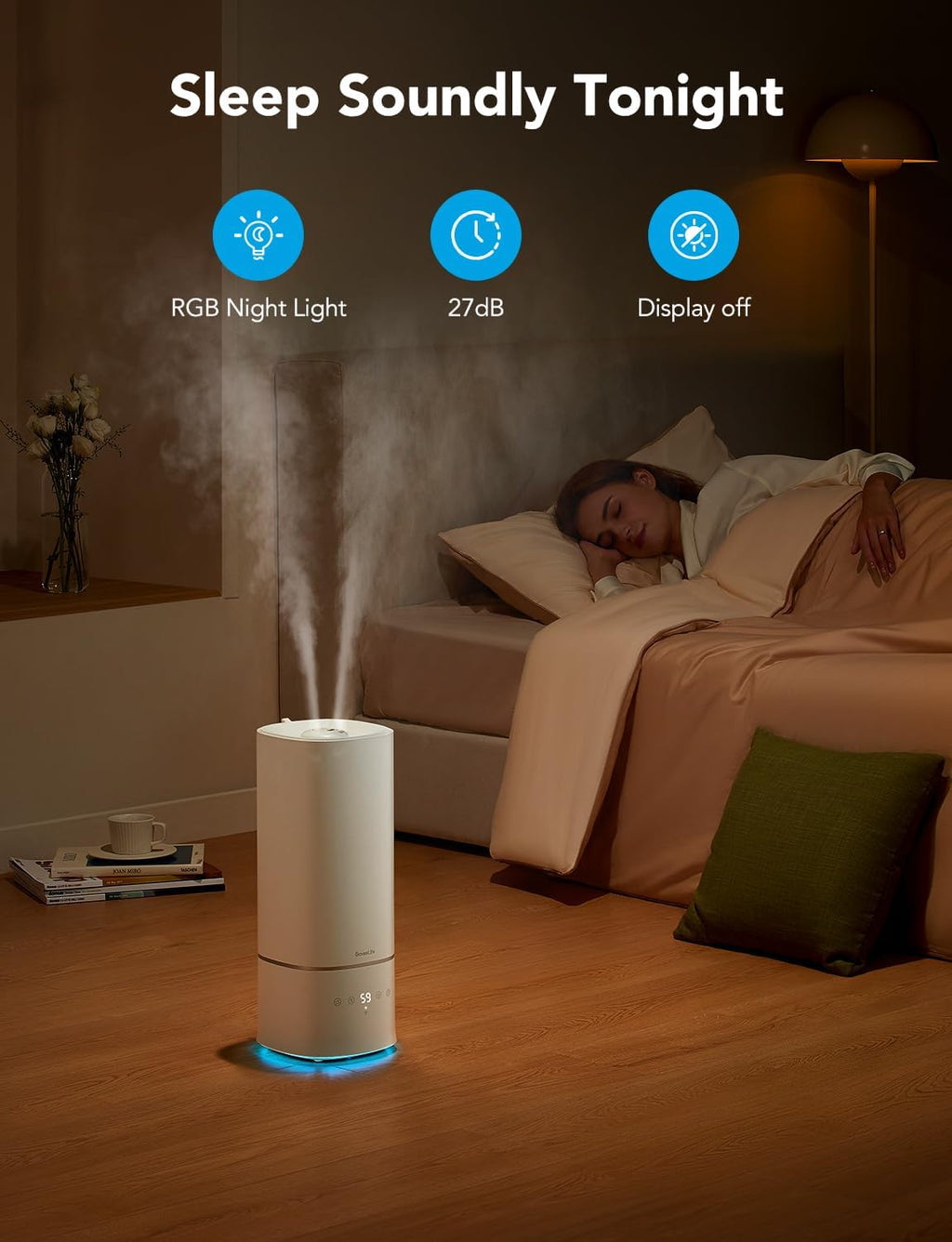 Govee - Smart Humidifier - ALEXA + GOOGLE HOME - APP - 6 L (6000 ML)