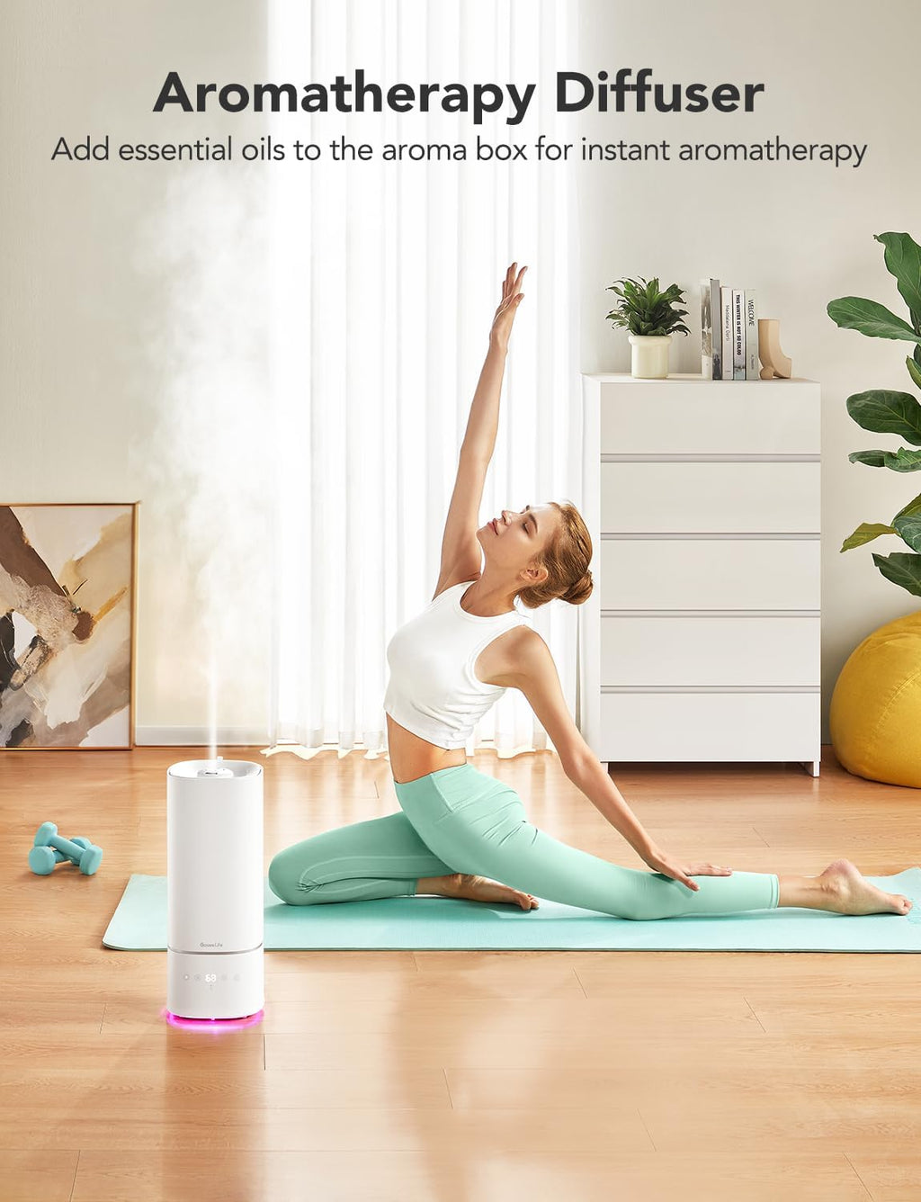 Govee - Smart Humidifier - ALEXA + GOOGLE HOME - APP - 6 L (6000 ML)