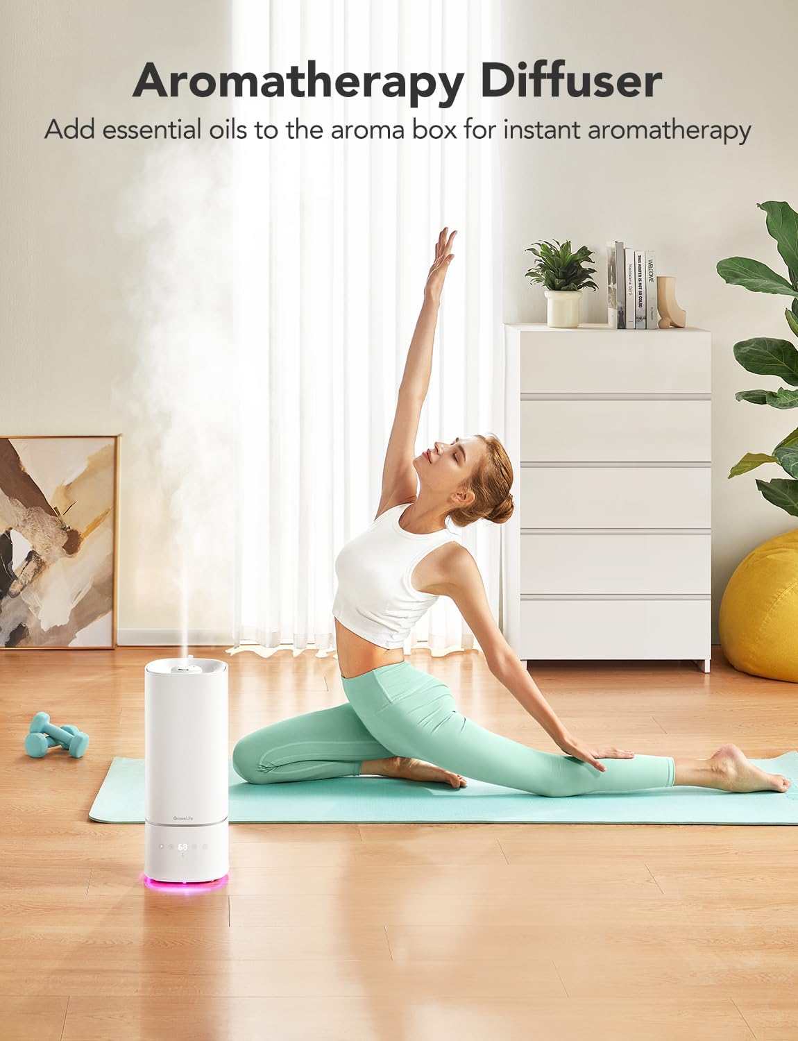 Govee - Smart Humidifier - ALEXA + GOOGLE HOME - APP - 6 L (6000 ML)