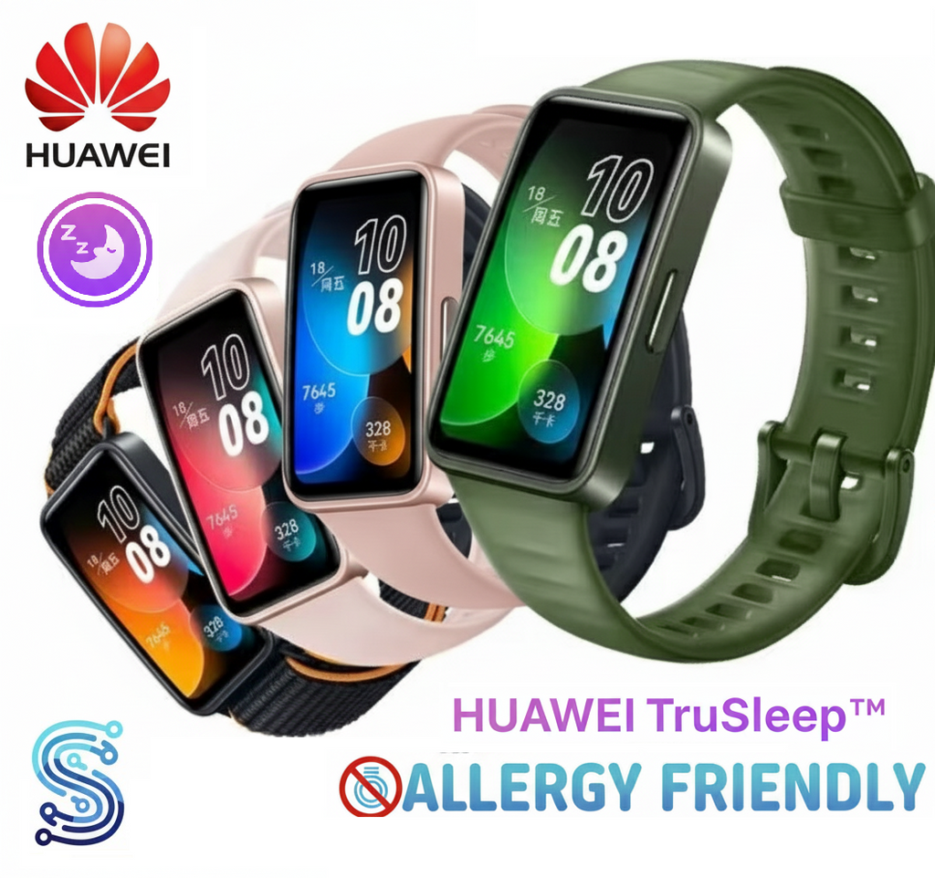 Huawei Band 8 - Allergy Friendly - Best Sleep Tracking 2023 - NO METAL