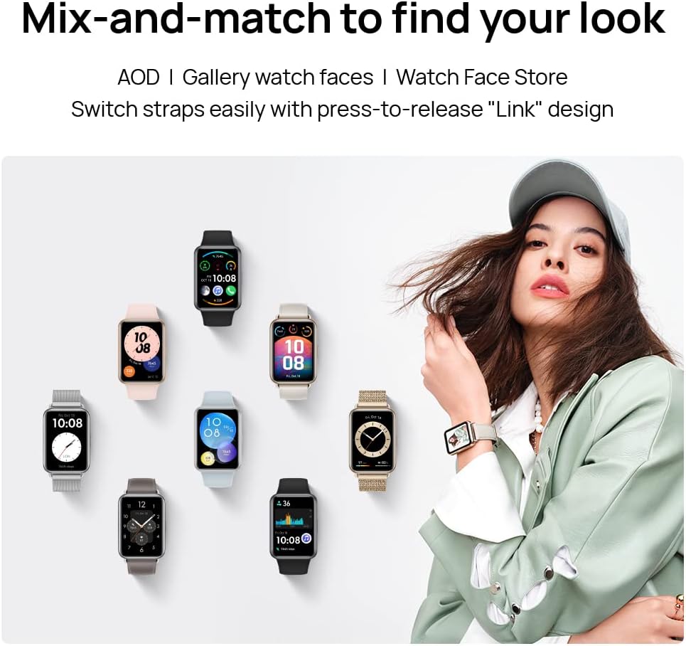 Huawei Watch Fit 2 - Best Sleep Tracking 2023 - GPS + Calling/Texting