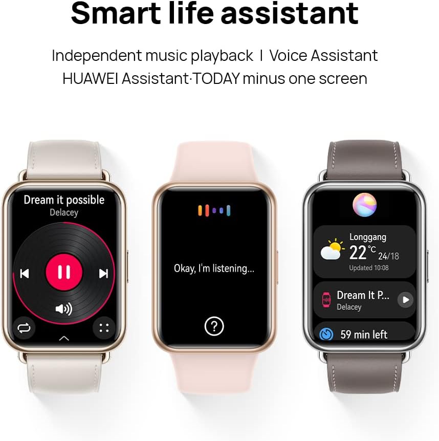 Huawei Watch Fit 2 - Best Sleep Tracking 2023 - GPS + Calling/Texting