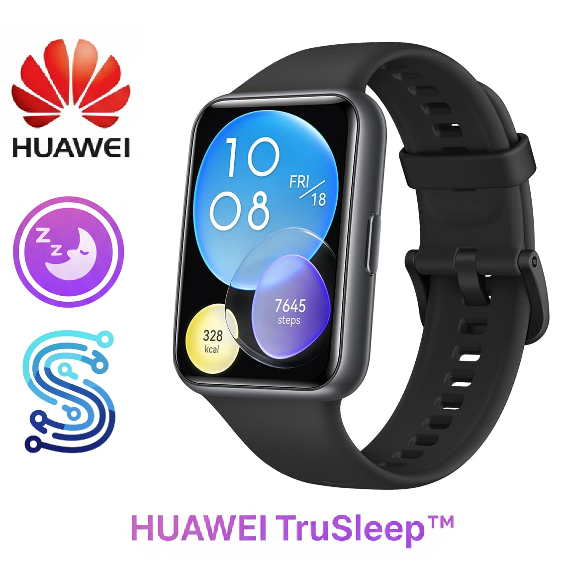 Huawei Watch Fit 2 - Best Sleep Tracking 2023 - GPS + Calling/Texting