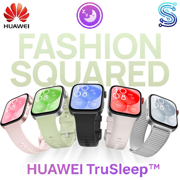 Huawei Watch Fit 3 - Best Sleep Tracking 2024 - GPS + Calling/Texting