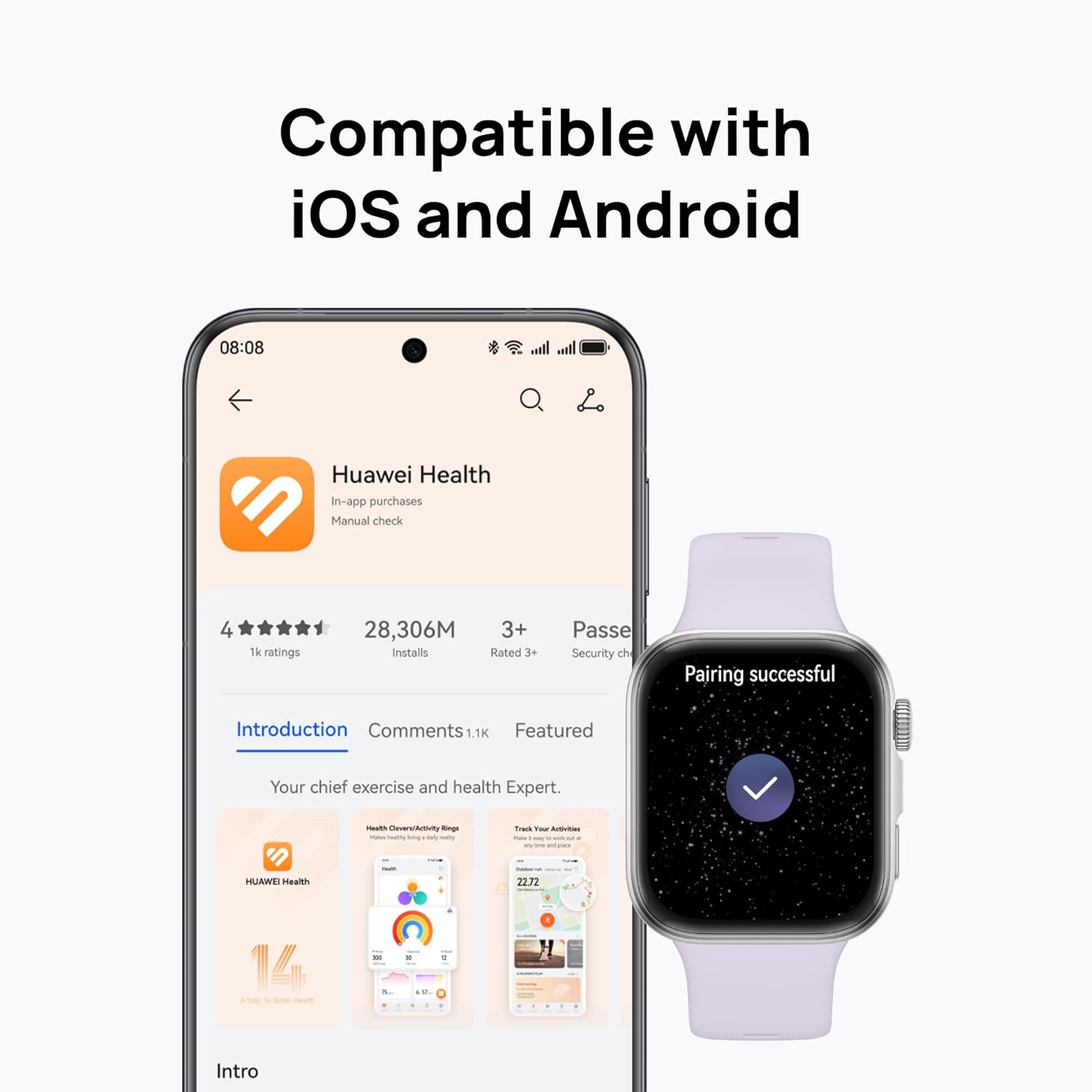 Huawei Watch Fit 4 - Best Sleep Tracking 2025 - GPS + Calling/Texting