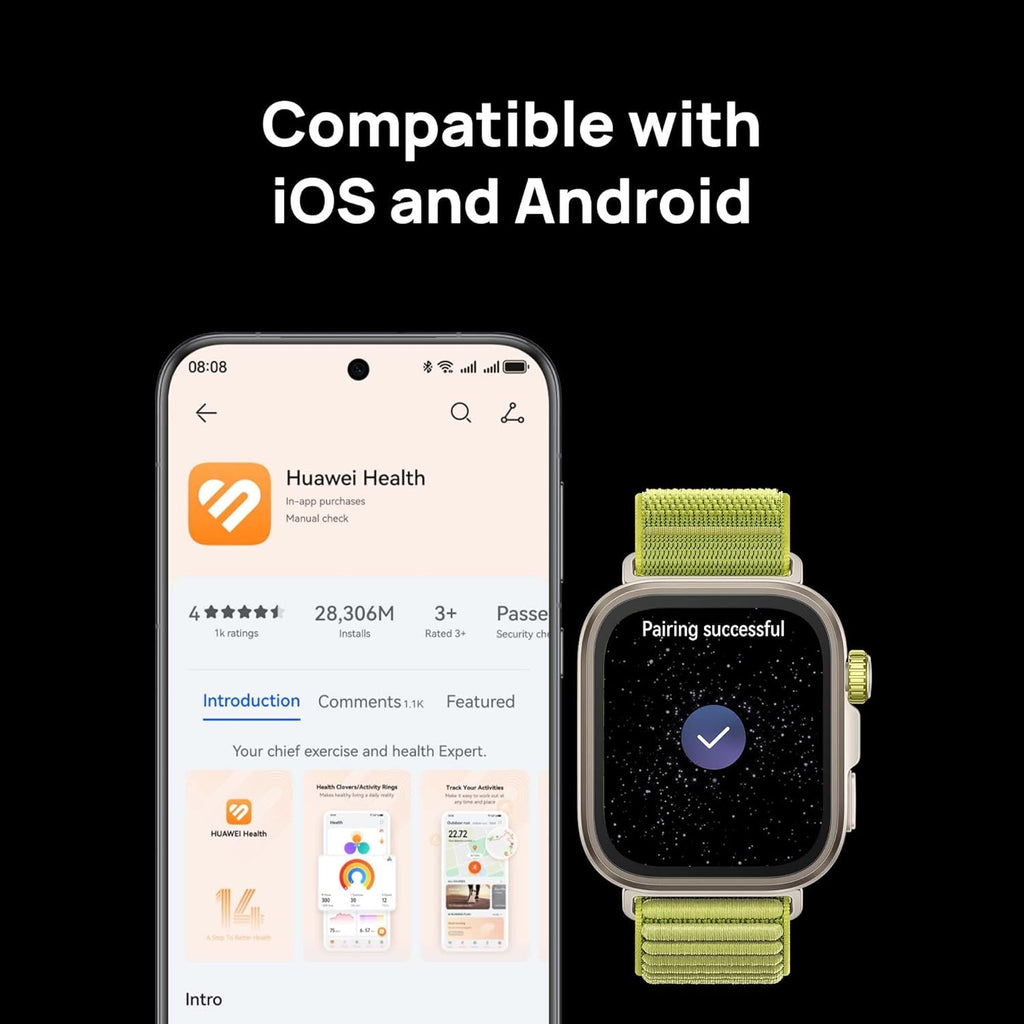 Huawei Watch Fit 4 Pro - Best Sleep Tracking 2025 - Apple/Samsung Watch ULTRA Alternative
