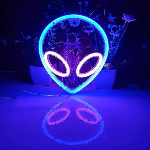 Illumina - 3D Neon Light - Wall Sign - Alien
