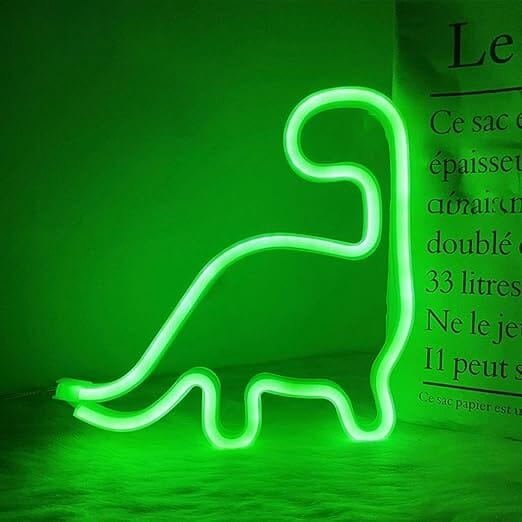 Illumina - 3D Neon Light - Wall Sign - Dinosaur