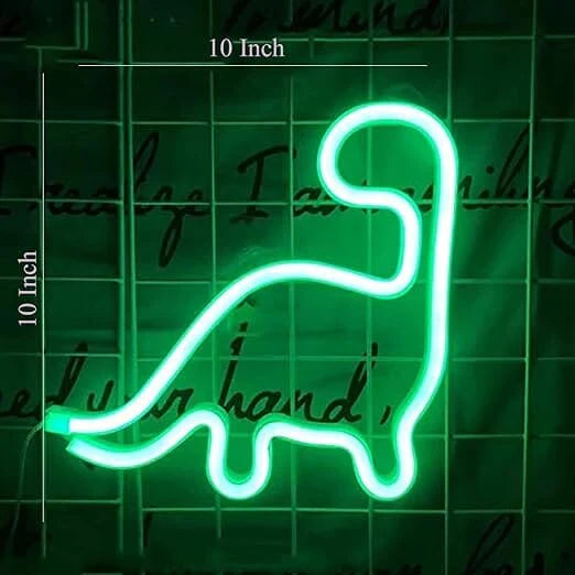 Illumina - 3D Neon Light - Wall Sign - Dinosaur