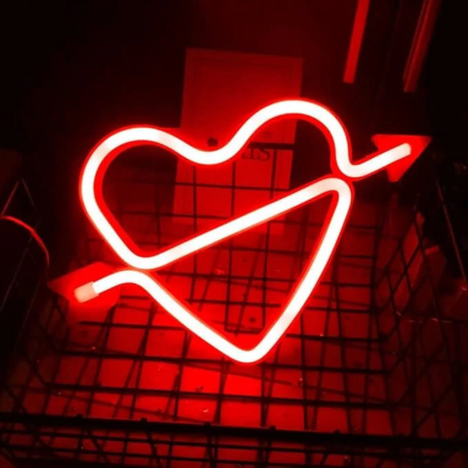 Illumina - 3D Neon Light - Wall Sign - Cupid