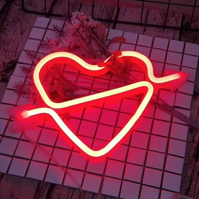 Illumina - 3D Neon Light - Wall Sign - Cupid