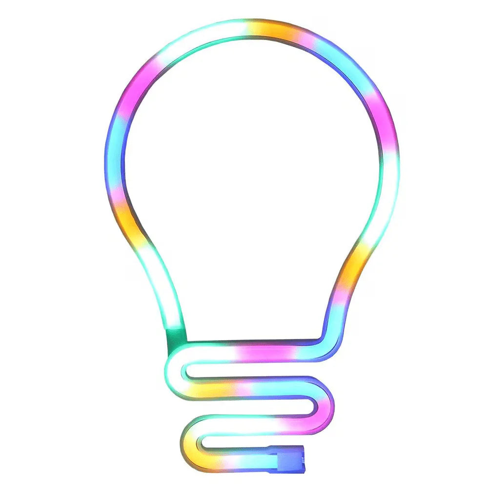 Illumina - 3D Neon Light - Wall Sign - Lightbulb