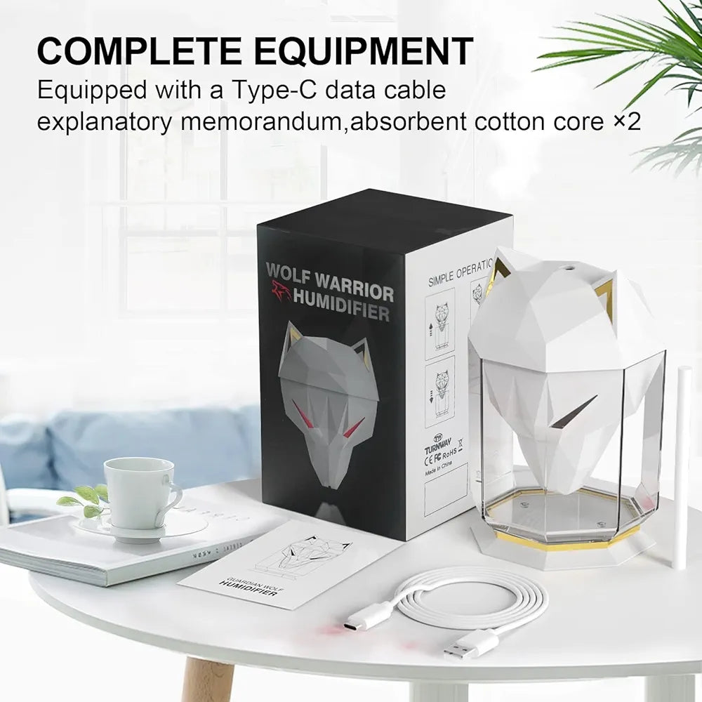 Wolf Warrior - Ambient Humidifier + Aroma Diffuser - 650 ML