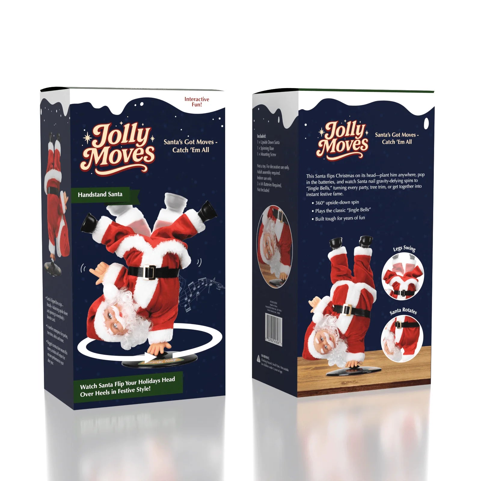 Jolly Moves - Breakdancing Santa Claus - Fun Christmas Decor