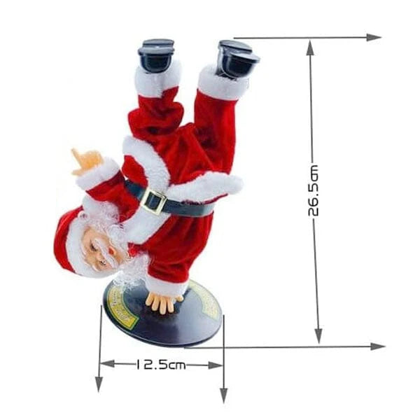 Jolly Moves - Breakdancing Santa Claus - Fun Christmas Decor