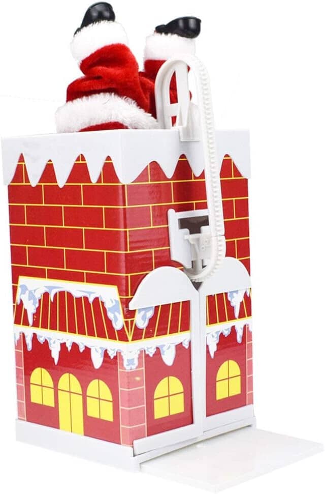 Jolly Moves - Santa Claus Climbing Chimney - Fun Christmas Decor