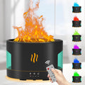 Kinscoter - RGB Flame Humidifier + Aroma Diffuser + BLUEOOTH SPEAKERS - REMOTE - 450ML