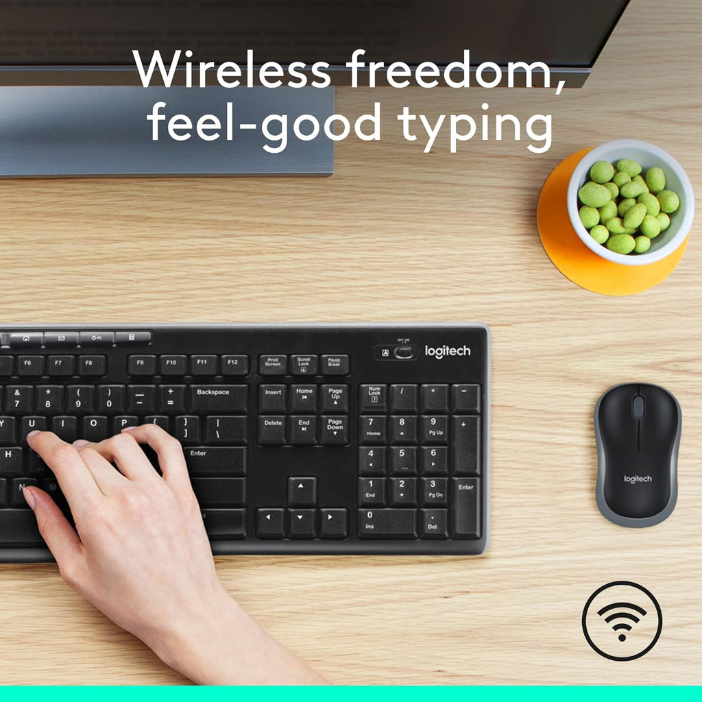 Logitech Wireless Keyboard & Mouse Combo - 3 Colors