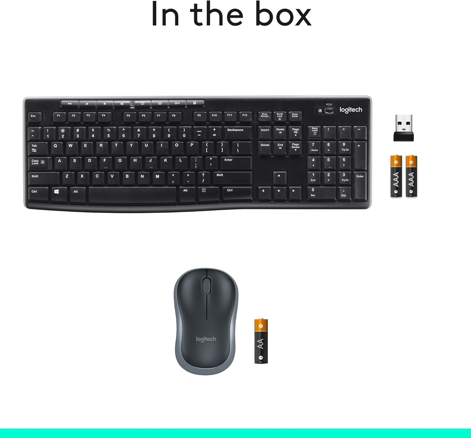 Logitech Wireless Keyboard & Mouse Combo - 3 Colors