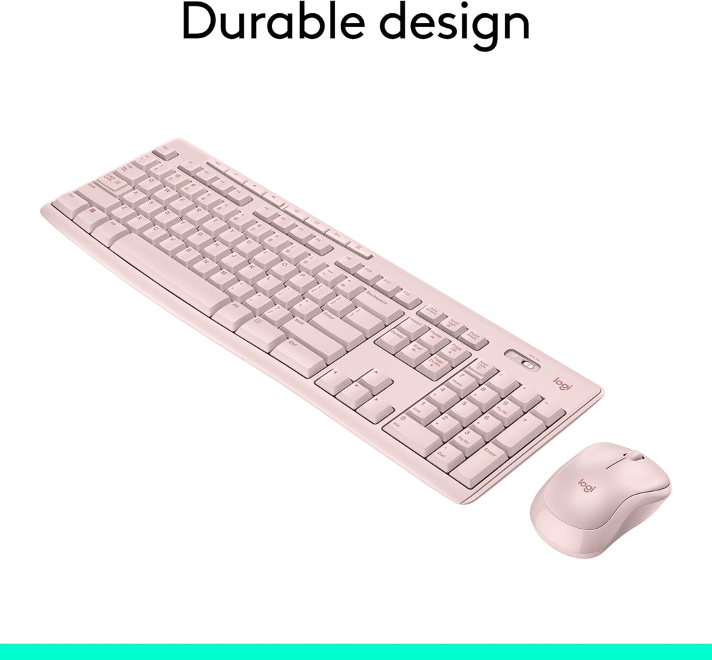 Logitech Wireless Keyboard & Mouse Combo - 3 Colors