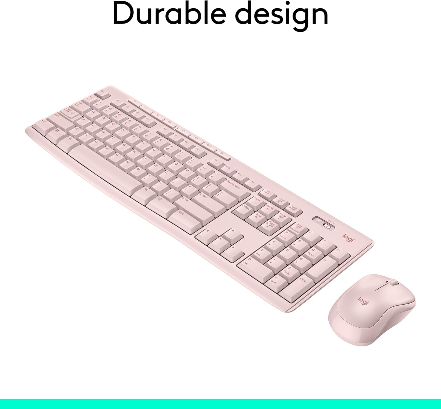 Logitech Wireless Keyboard & Mouse Combo - 3 Colors