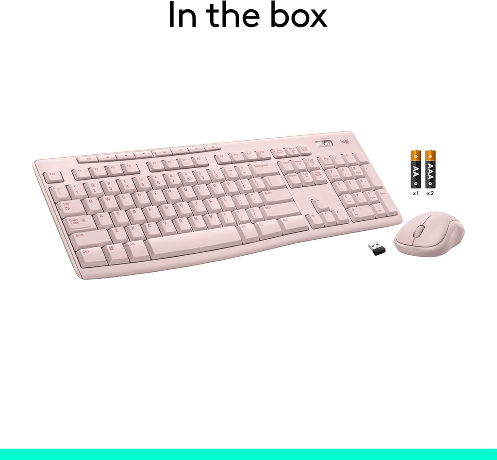 Logitech Wireless Keyboard & Mouse Combo - 3 Colors