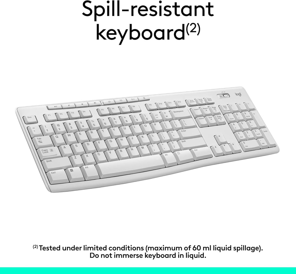 Logitech Wireless Keyboard & Mouse Combo - 3 Colors