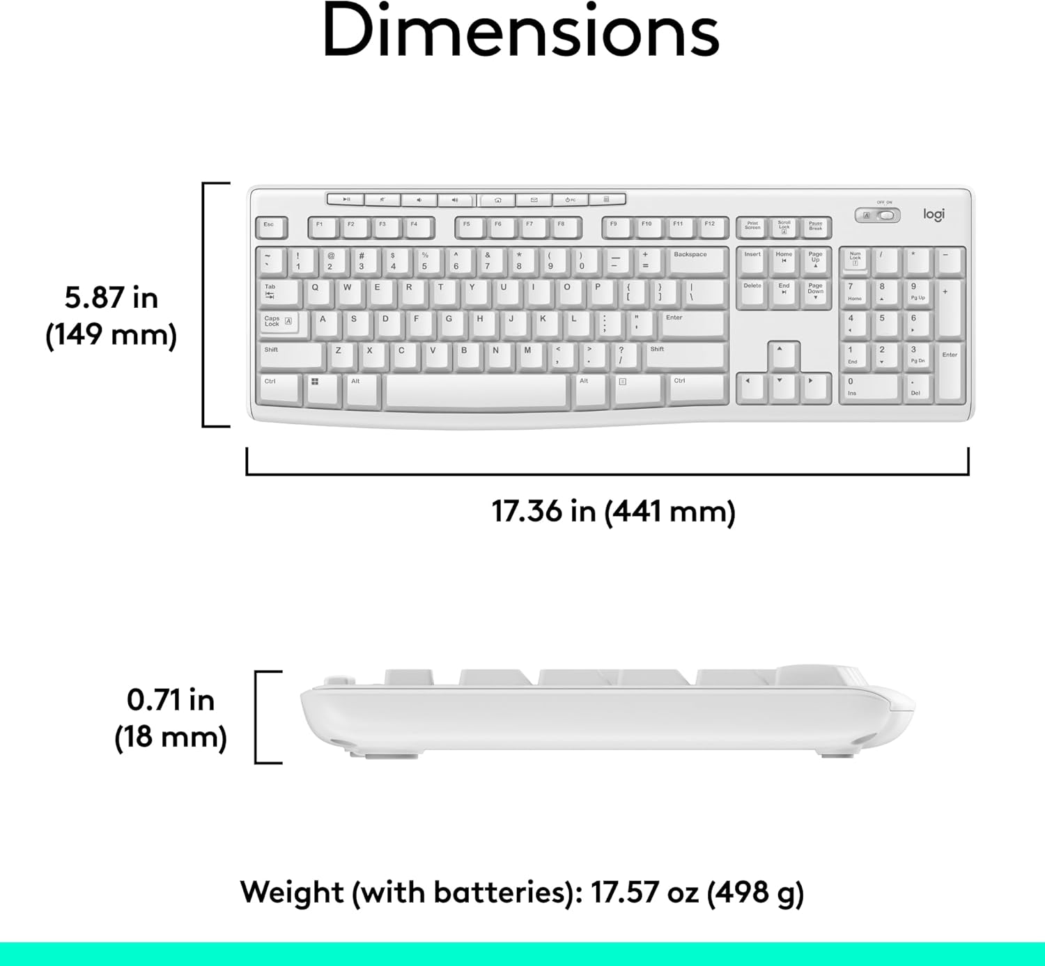 Logitech Wireless Keyboard & Mouse Combo - 3 Colors