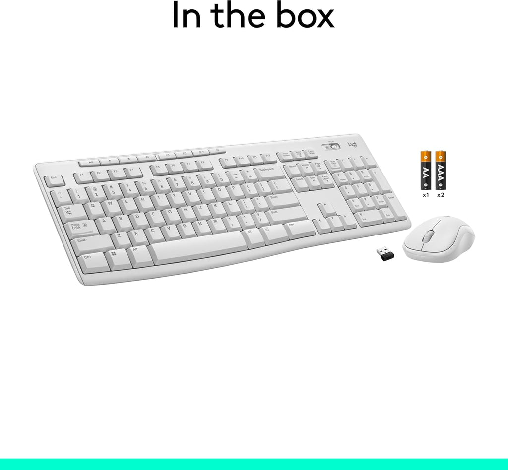 Logitech Wireless Keyboard & Mouse Combo - 3 Colors