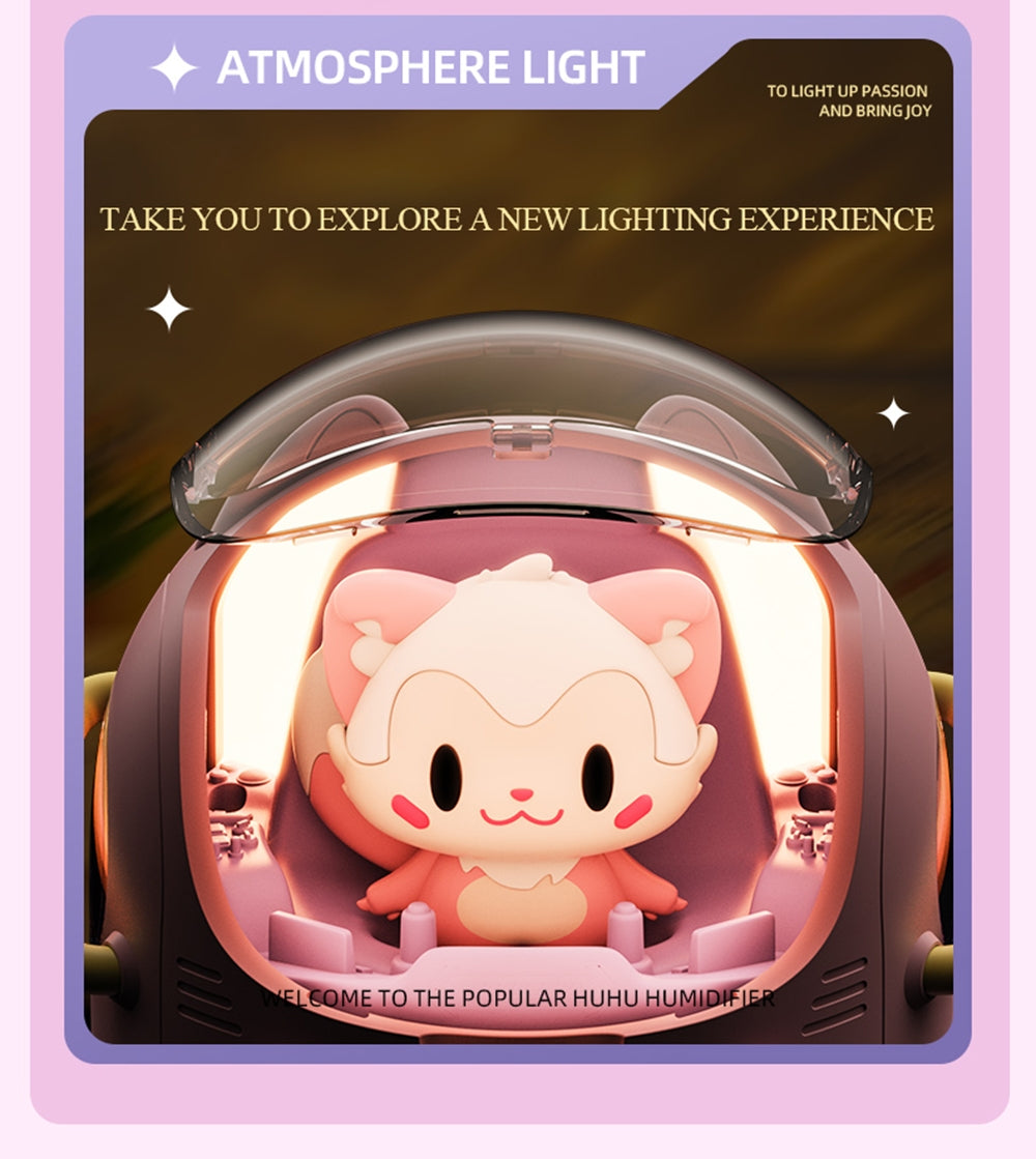 Luna Cat - HuHu Rover Tank - RGB Humidifier + Aroma Diffuser - 250 ML