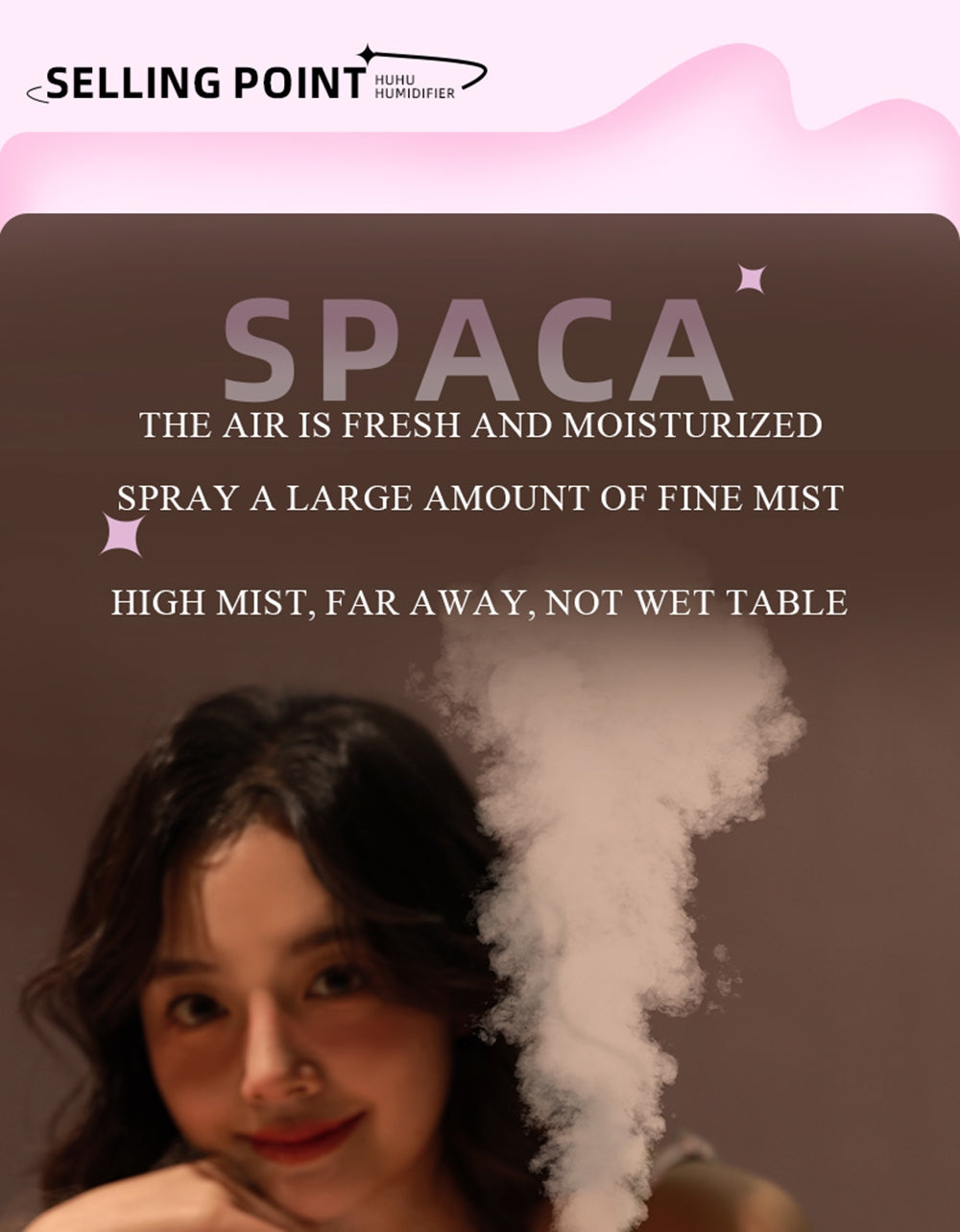 Luna Cat - HuHu Rover Tank - RGB Humidifier + Aroma Diffuser - 250 ML